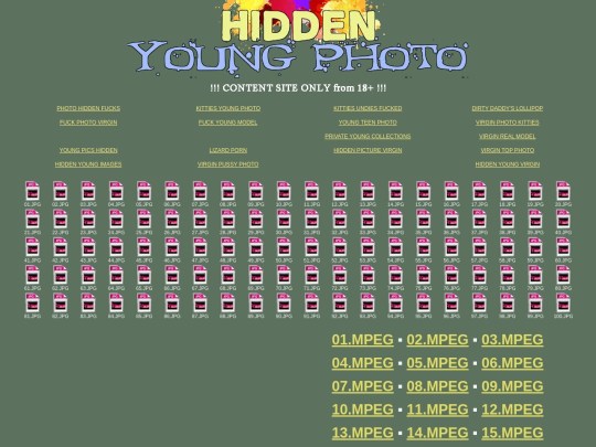 Hidden Young Photo